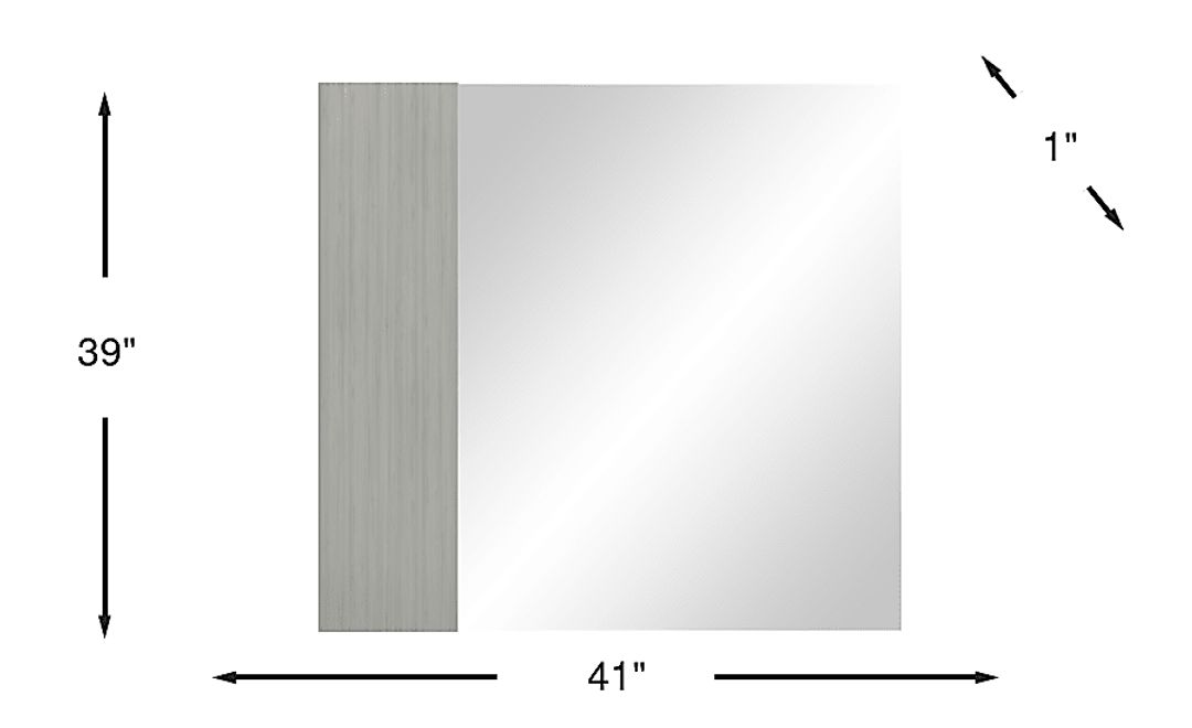 Park Slope Gray Mirror