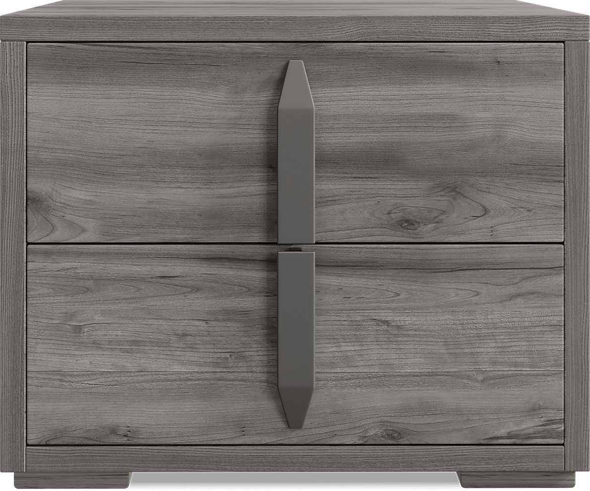 Park Slope Gray Nightstand Rooms To Go