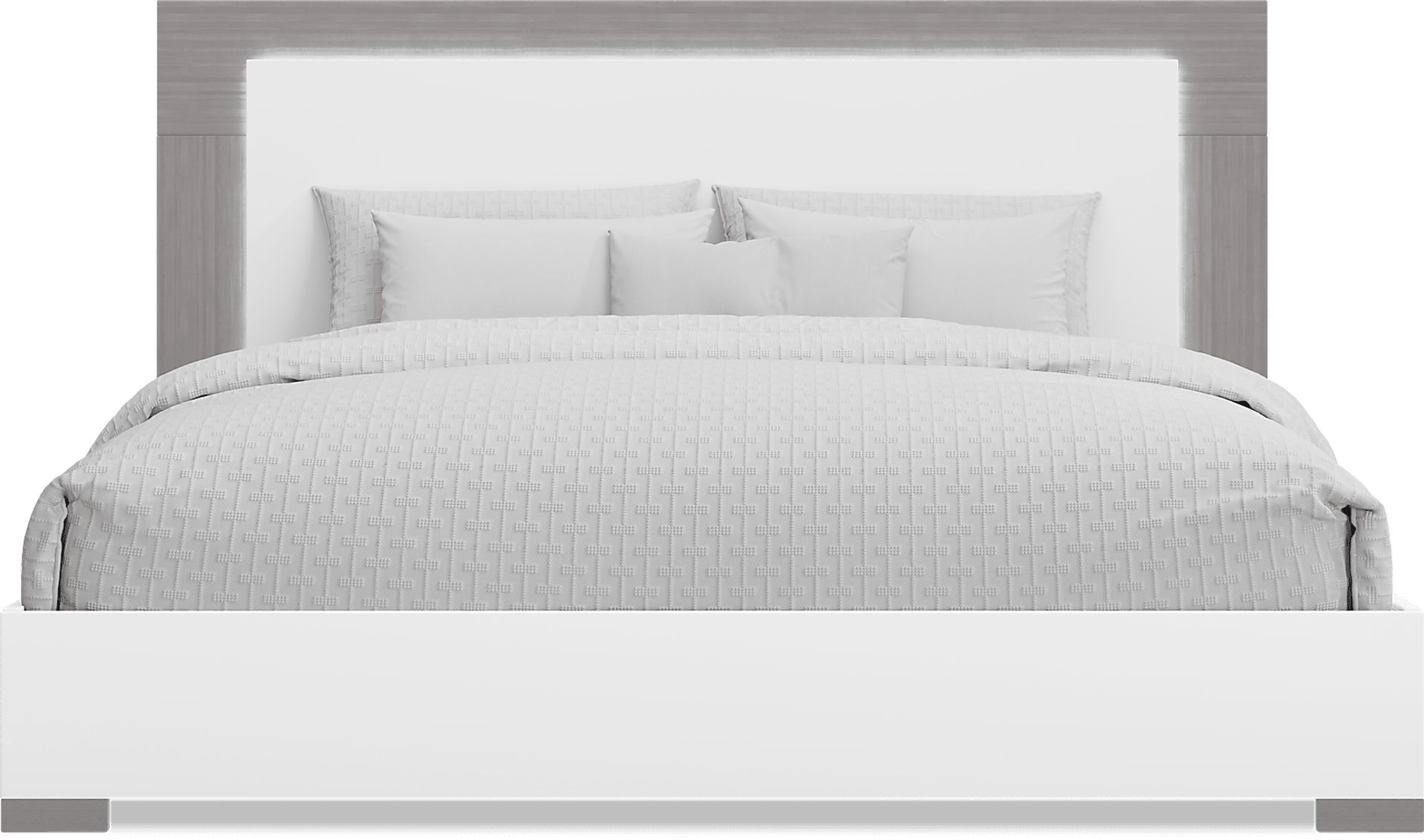 Park Slope White 5 Pc King Panel Bedroom - Image 3