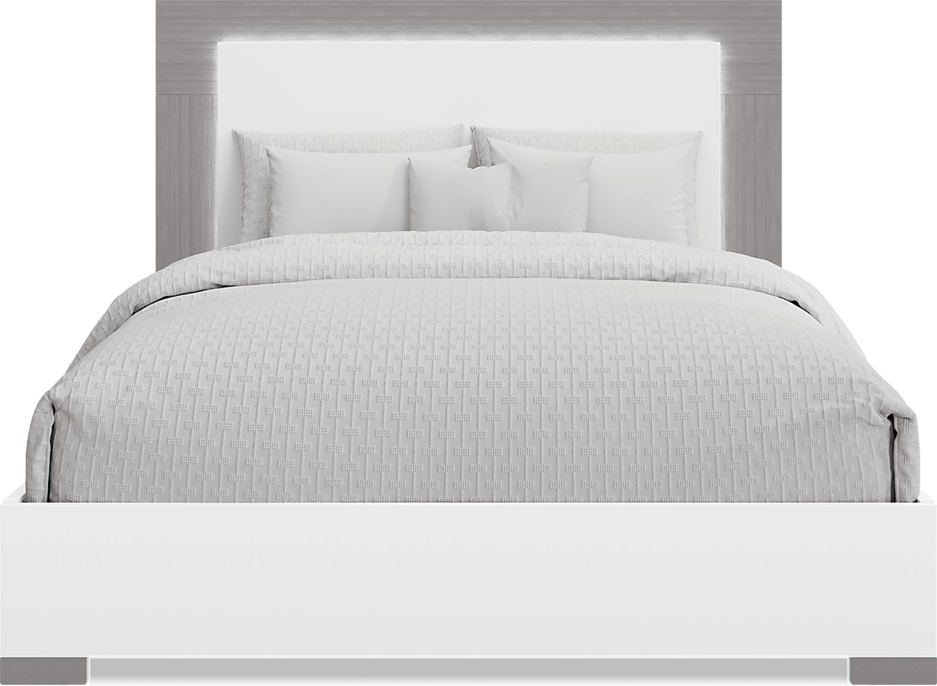 Park Slope White 5 Pc Queen Panel Bedroom - Image 3