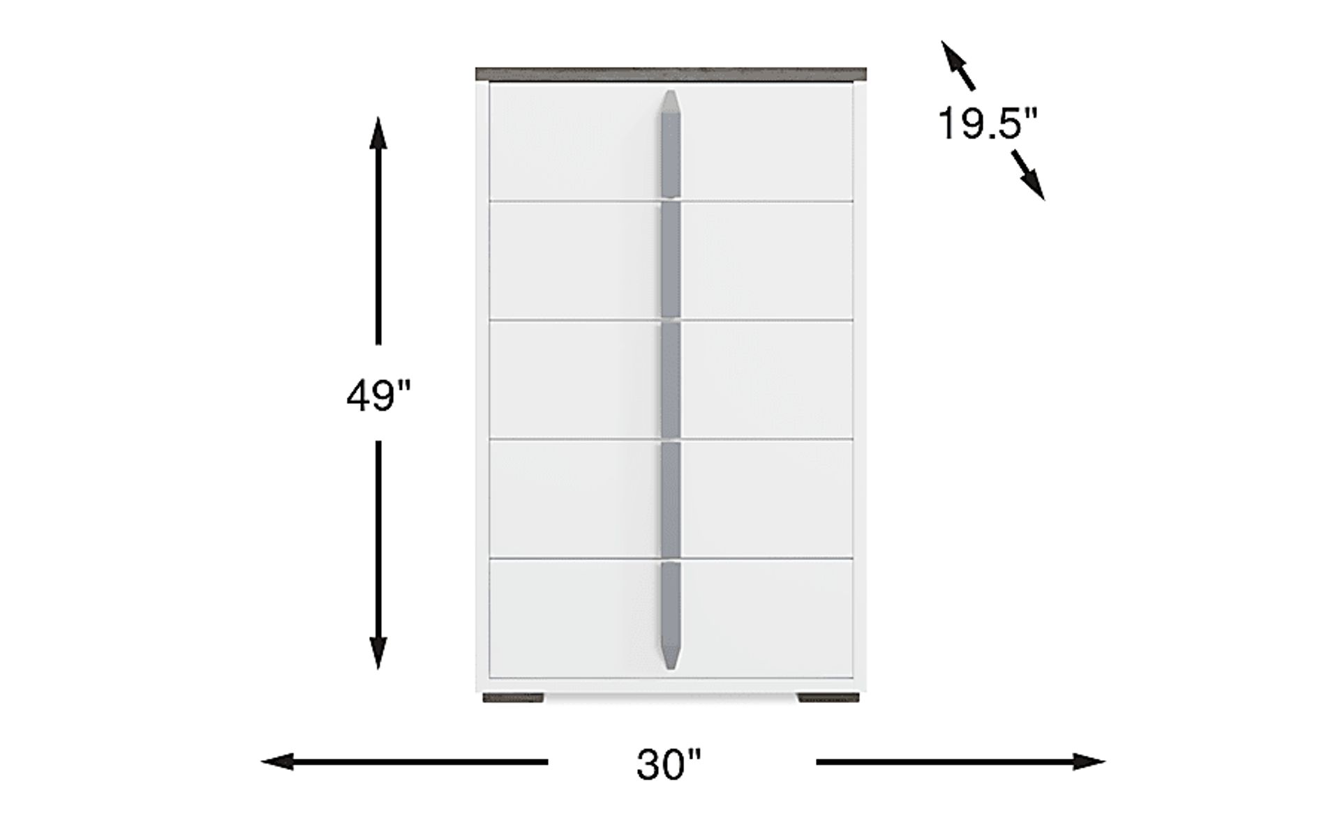Dimension Image. Please refer to the Dimension Tab on this page for dimension details.