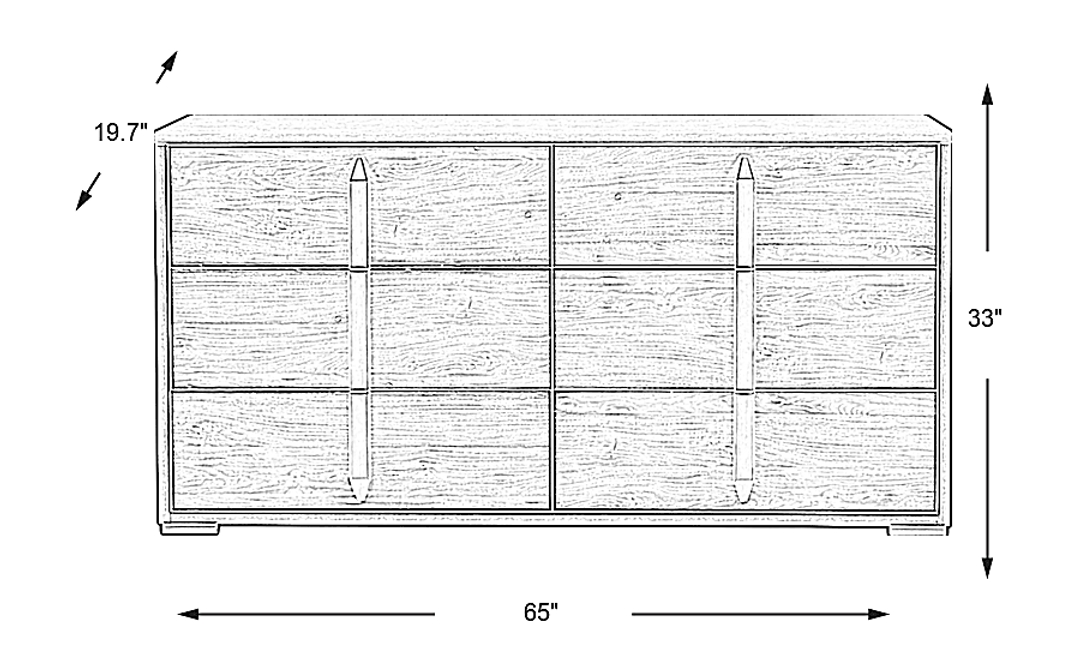 Park Slope White Dresser