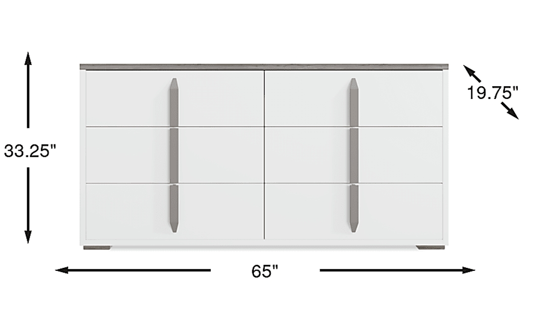 Park Slope White Dresser