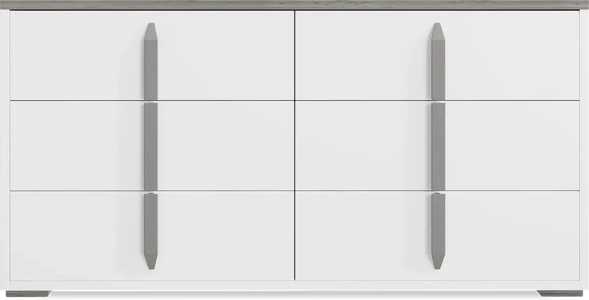 Park Slope 5 Pc White Colors,White Queen Bedroom Set With 3 Pc Queen