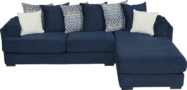 Park Trace Navy 2 Pc Sectional - Thumbnail - Image 3
