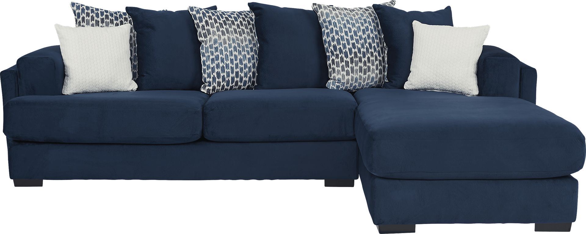 Park Trace Navy 2 Pc Sectional - Image 1