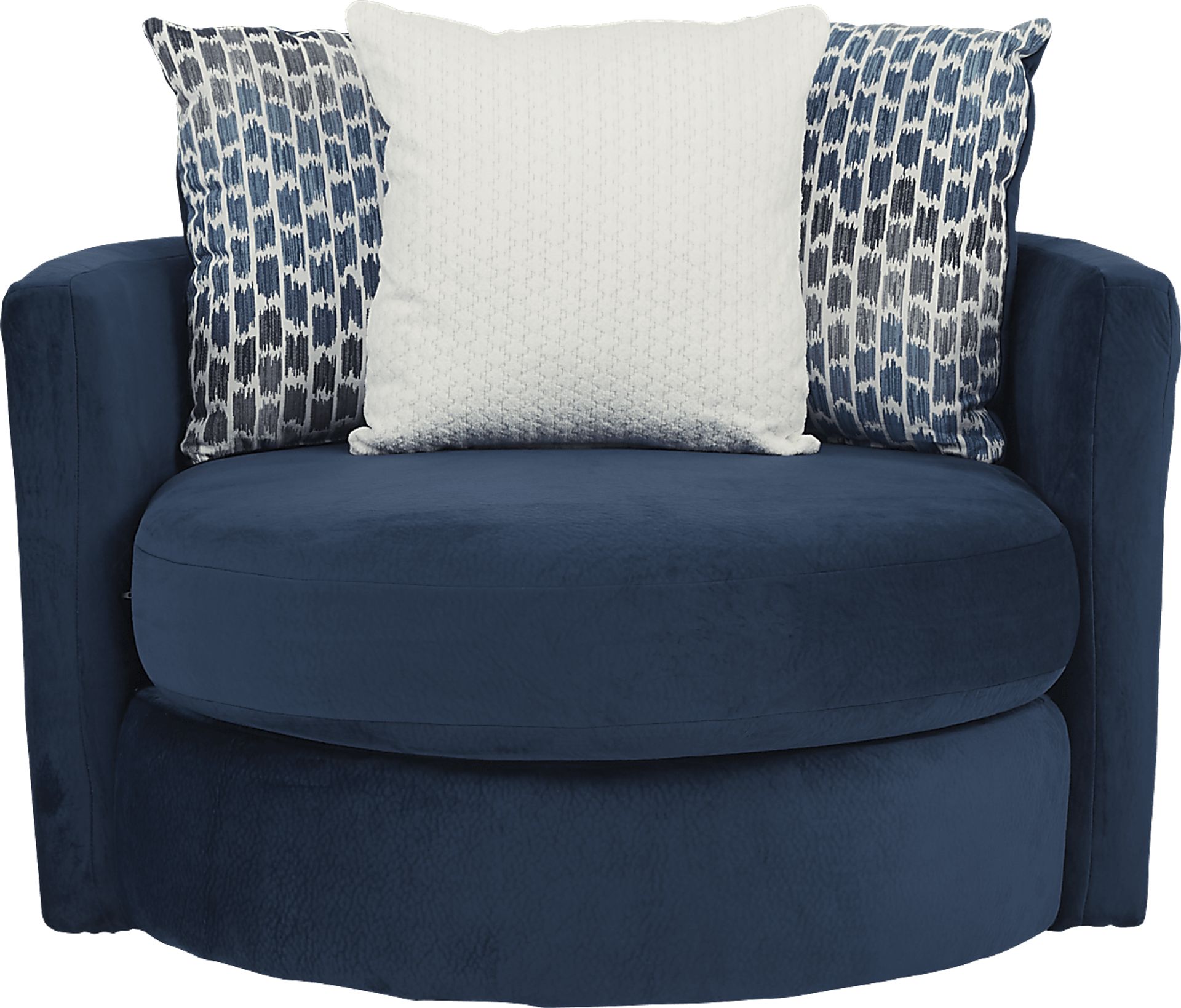 Park Trace Navy Swivel Chair - Image 2