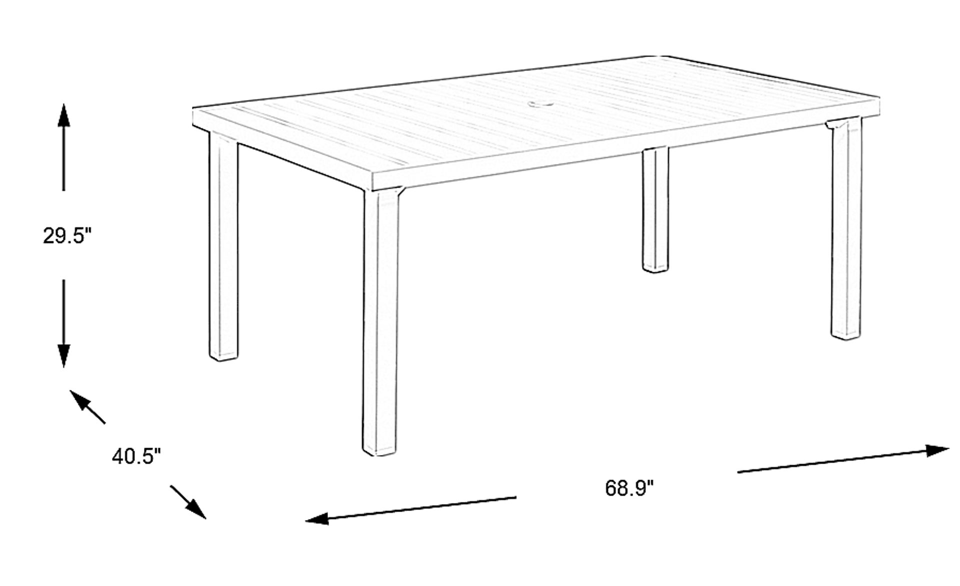 Dimension Image. Please refer to the Dimension Tab on this page for dimension details.