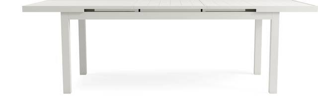 Park Walk White 73 - 97 in. Rectangle Extension Outdoor Dining Table - Thumbnail - Image 2