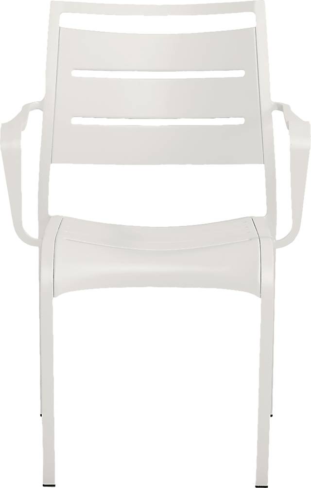 Park Walk White Arm Chair - Thumbnail - Image 2