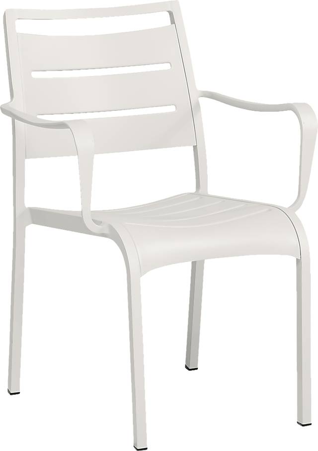 Park Walk White Arm Chair - Thumbnail - Image 1