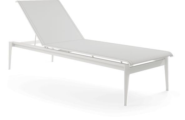 Park Walk White Outdoor Chaise