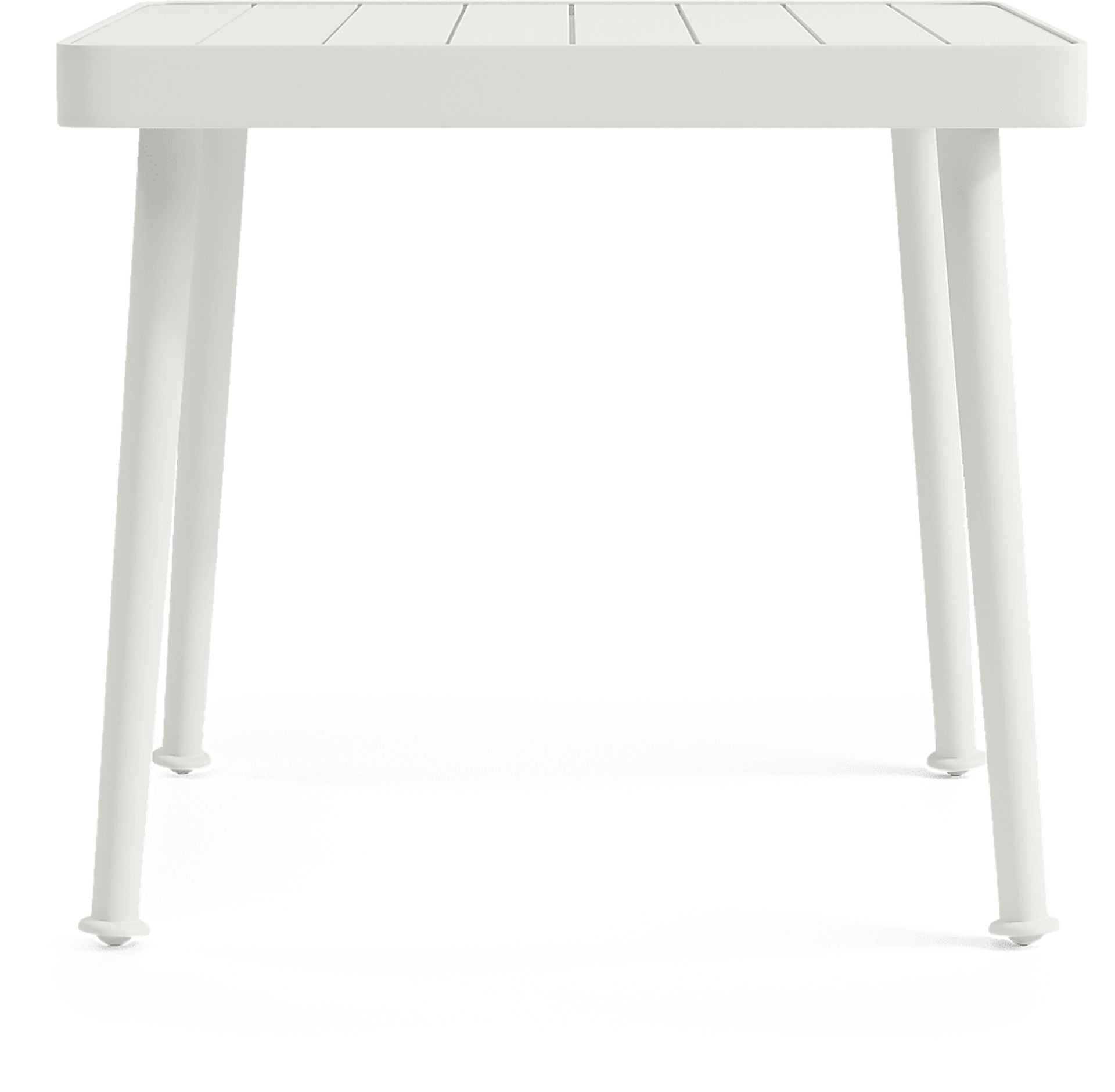 Park Walk White Outdoor Side Table - Image 2