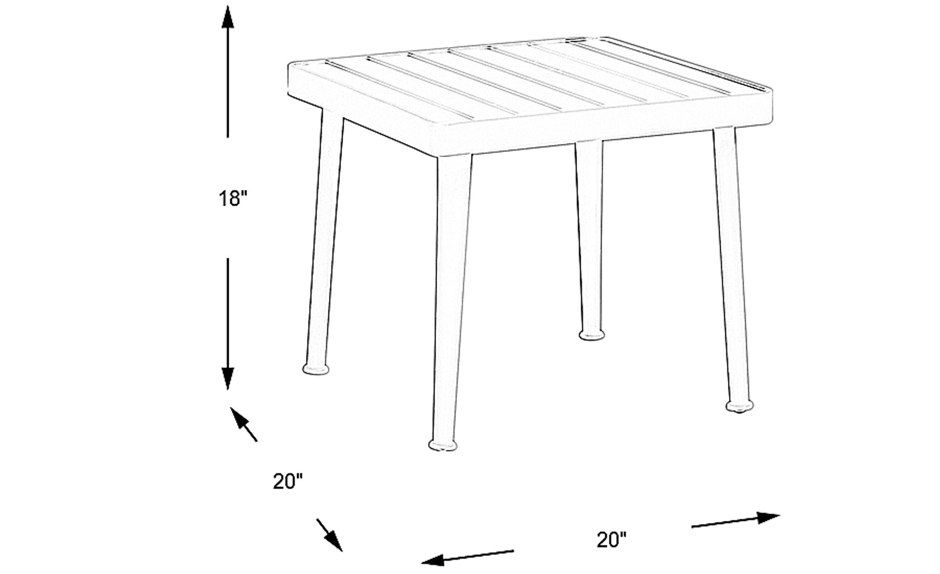 Dimension Image. Please refer to the Dimension Tab on this page for dimension details.