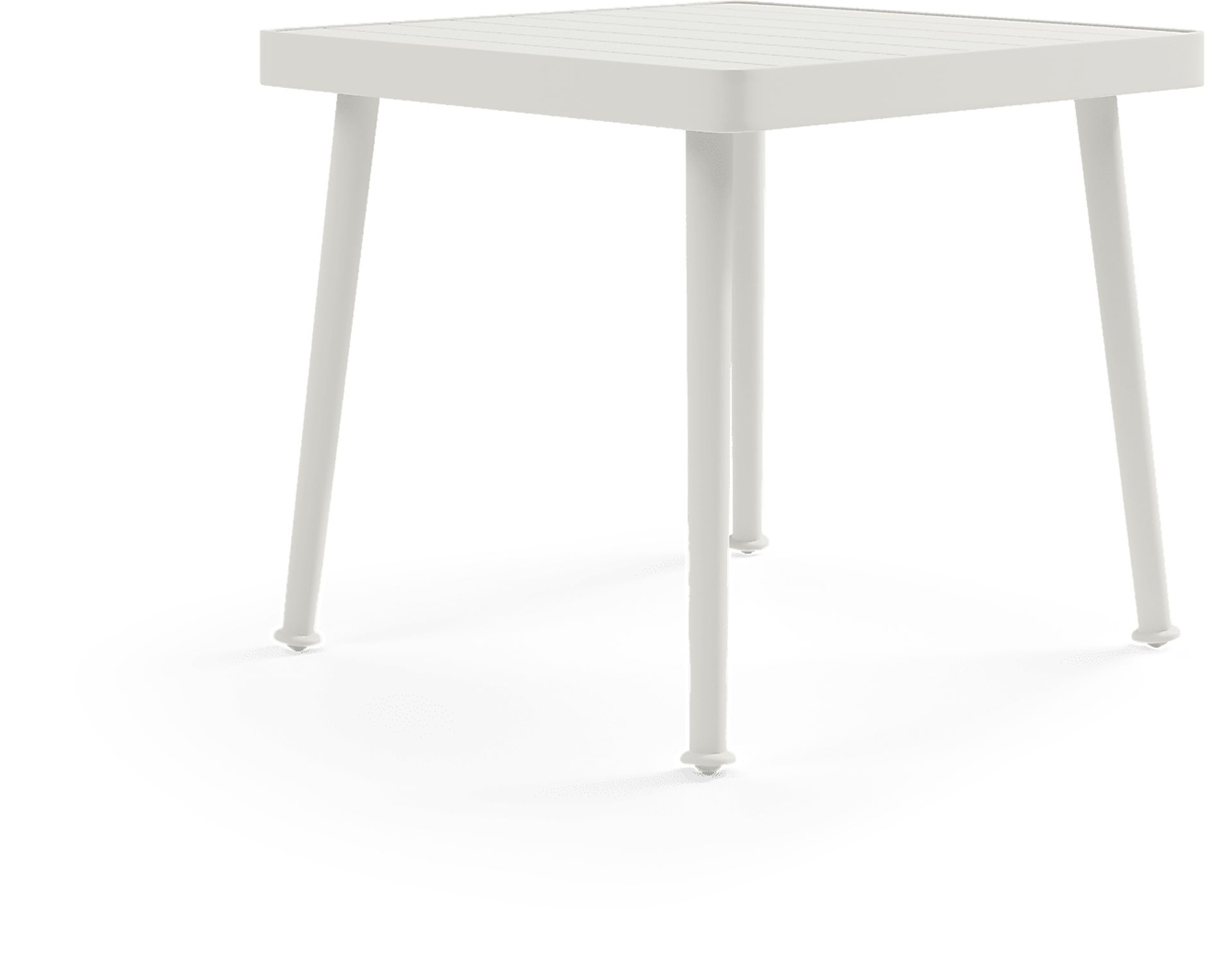 Park Walk White Outdoor Side Table - Image 1