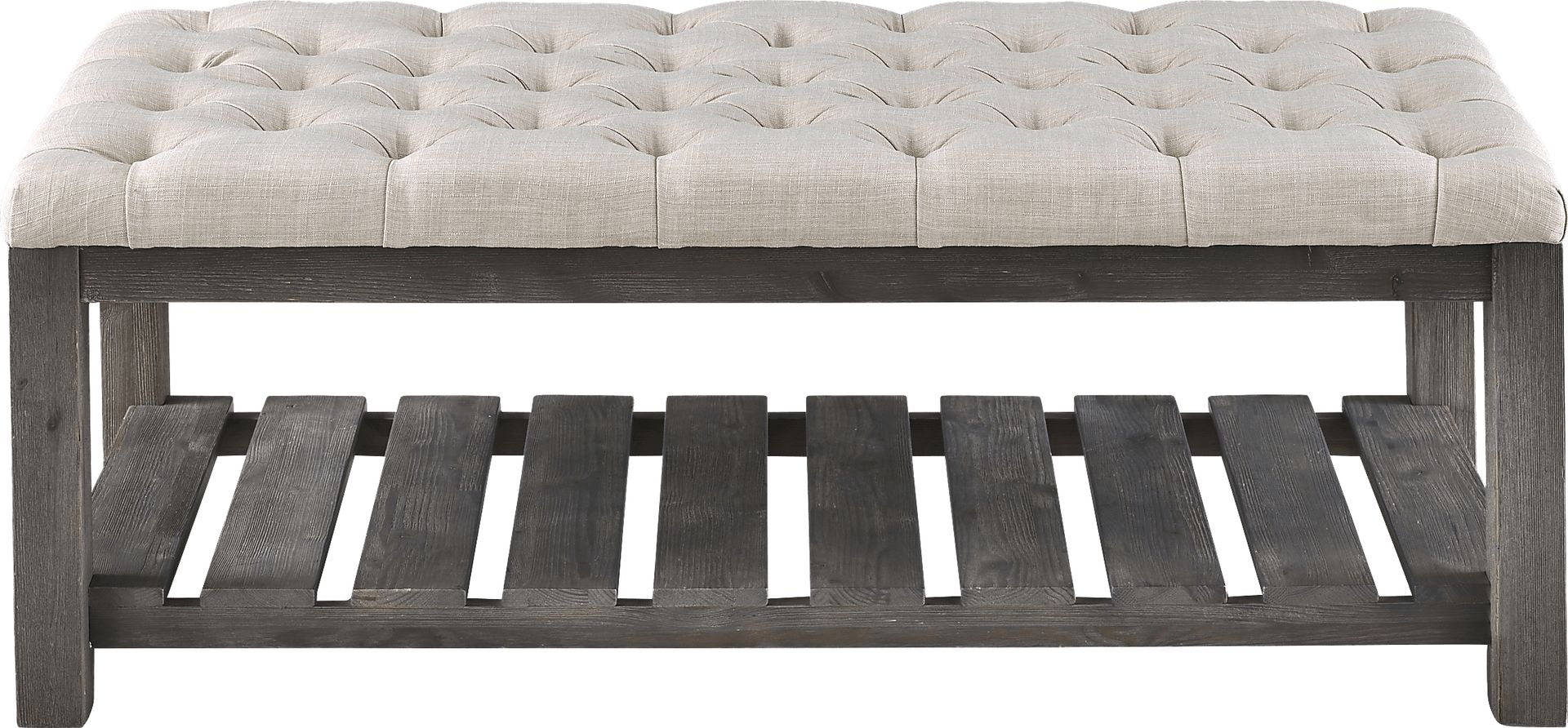 Parkbriar Beige Accent Bench - Image 2