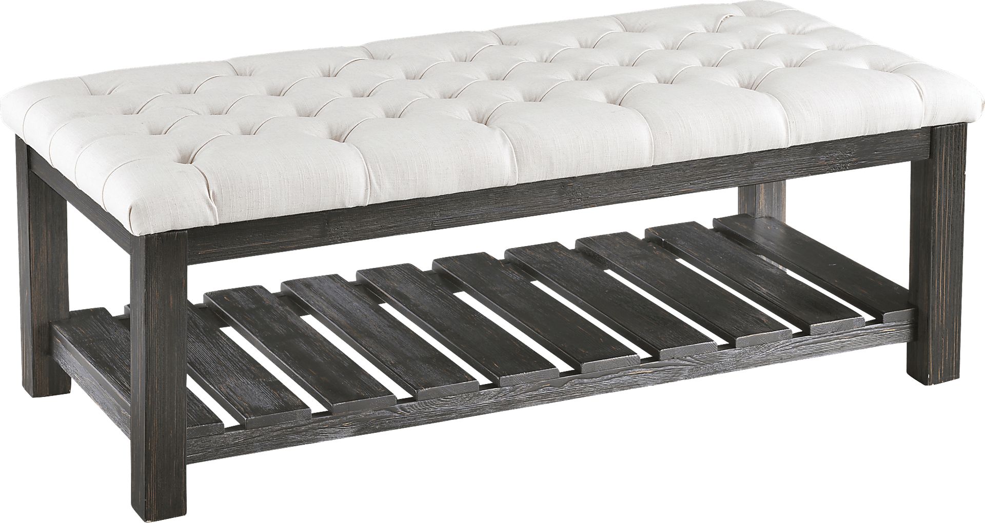 Parkbriar Cream Accent Bench - Image 3