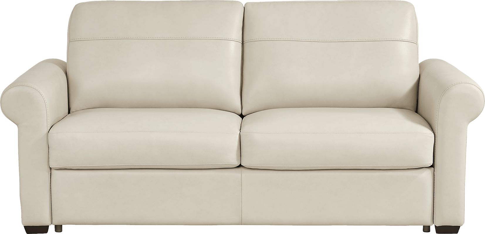Parker Cream Leather Apartment Sofa