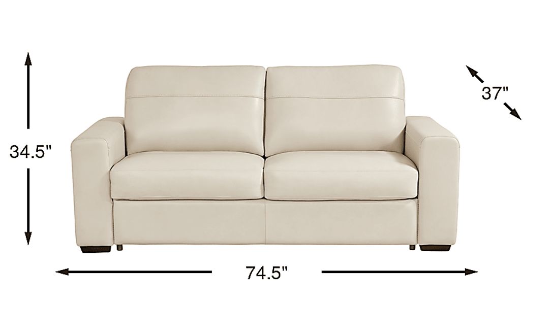 Parker Leather Apartment Sofa