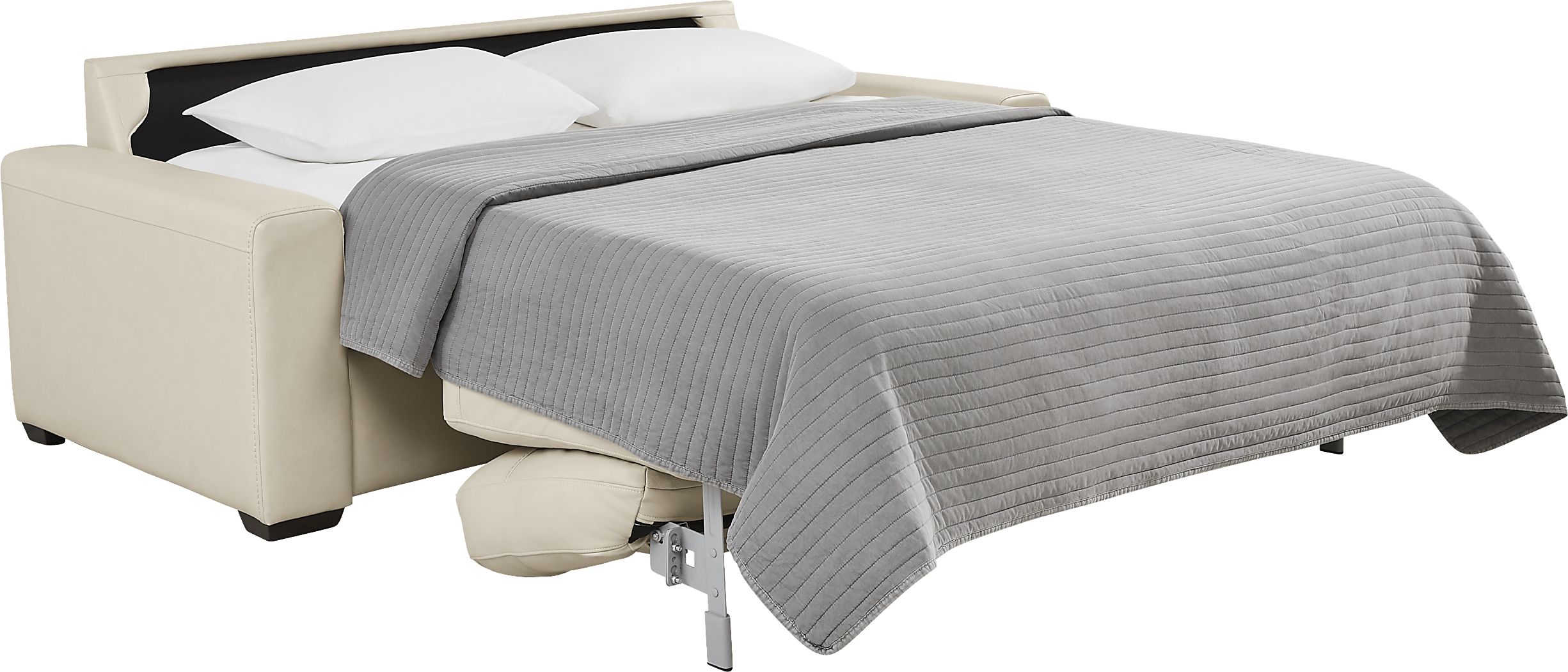 Parker Leather Sleeper Loveseat