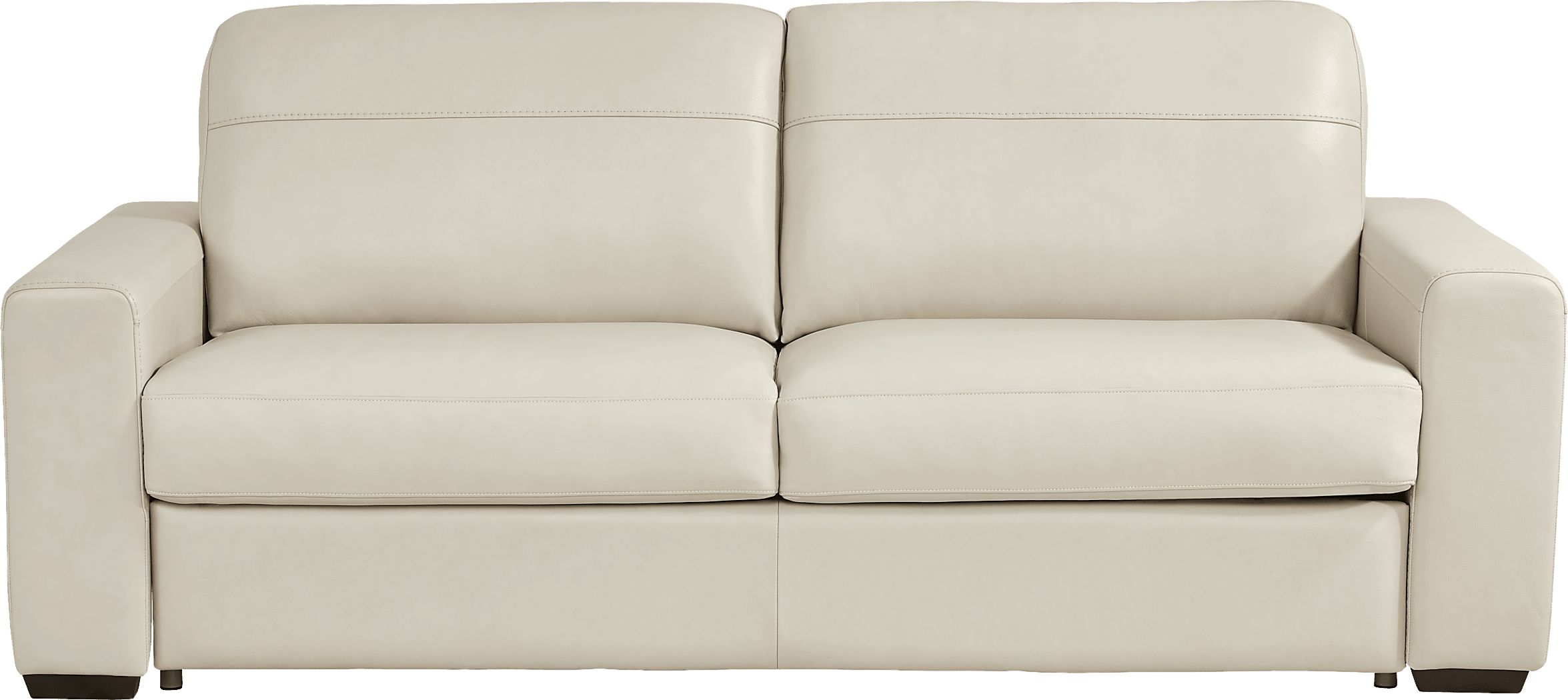 Parker Cream Leather Sofa