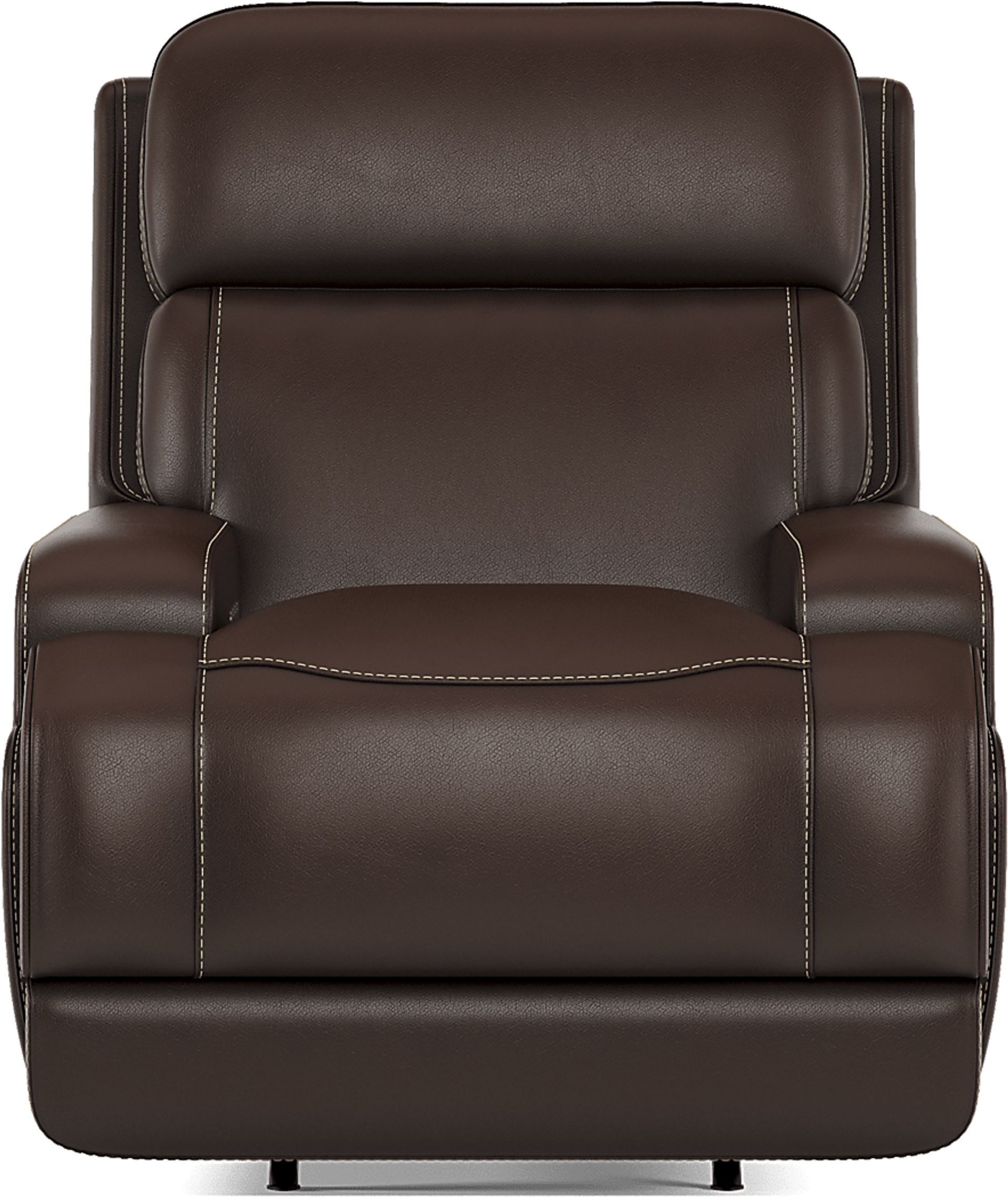 Parker Point Dark Brown Leather Triple Power Rocker Recliner - Image 4
