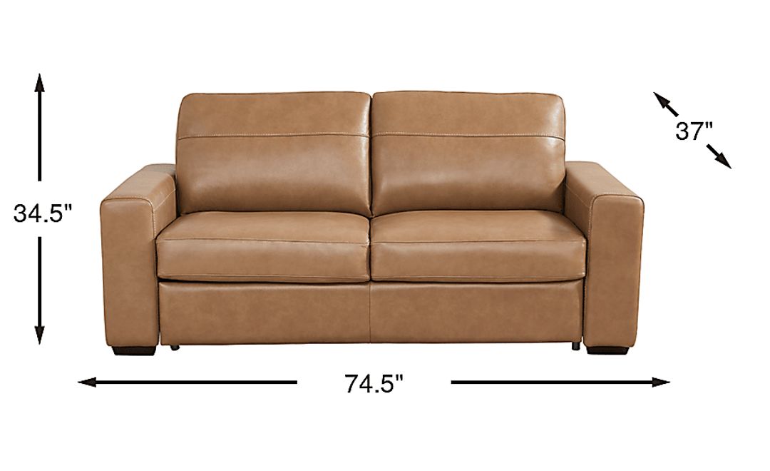 Parker Leather Apartment Sofa