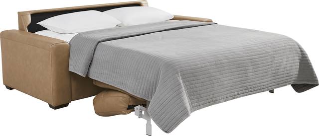 Parker Saddle Leather Sleeper Sofa - Thumbnail - Image 2