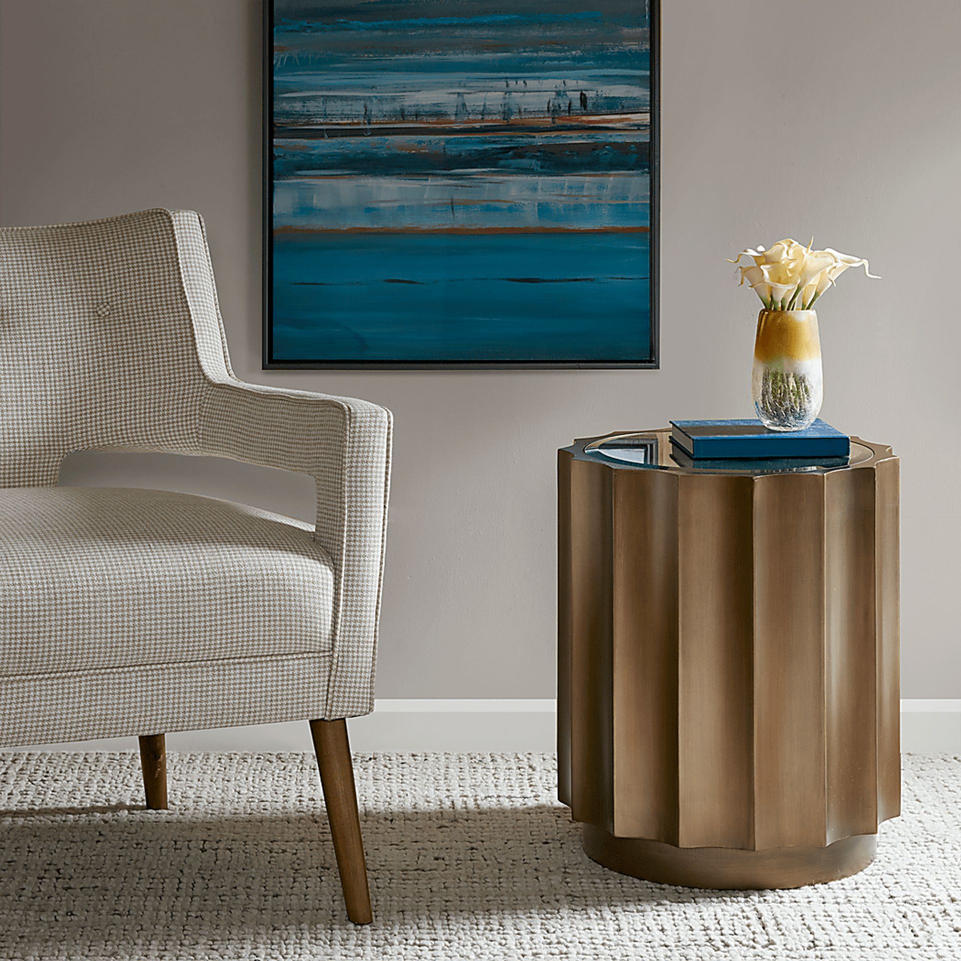 Parkette Bronze Accent Table - Image 4