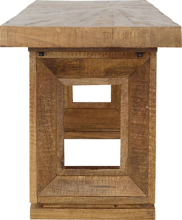 Parkgrove Brown Dining Bench - Thumbnail - Image 7