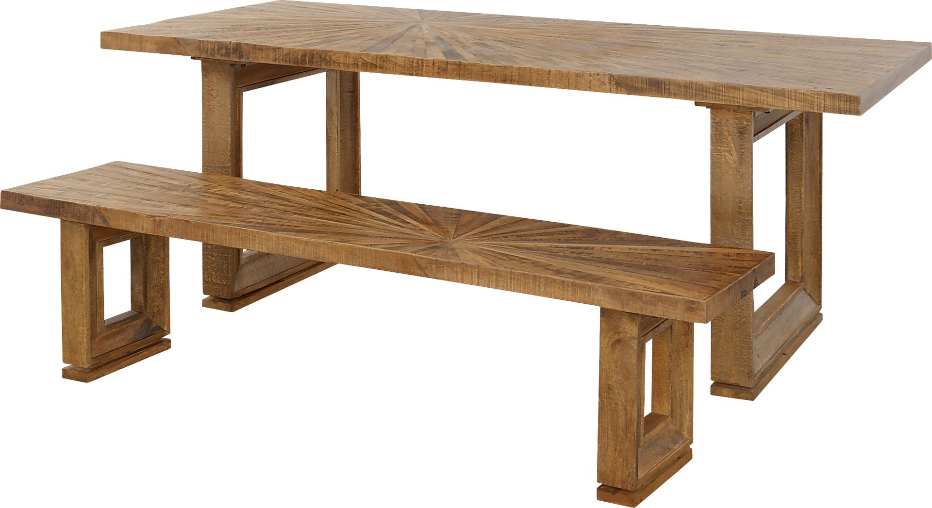 Parkgrove Brown Dining Bench - Image 8