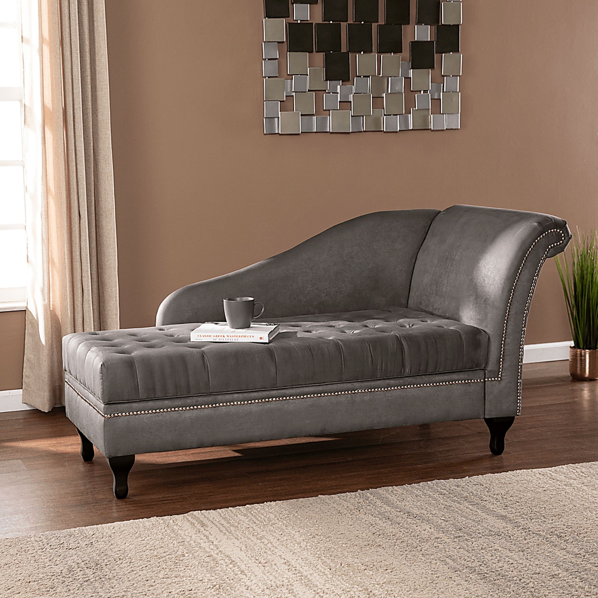 Parkknoll Gray Chaise - Image 6