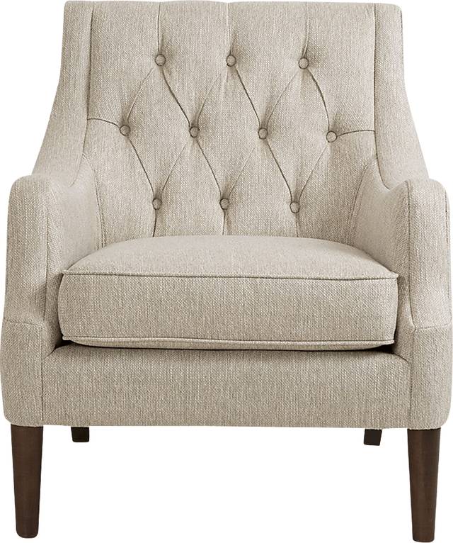 Parknoll Cream Accent Chair - Thumbnail - Image 1