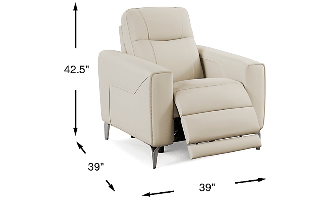 Parkside Heights Leather Dual Power Recliner