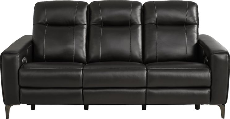 Parkside Heights Leather Dual Power Reclining Sofa