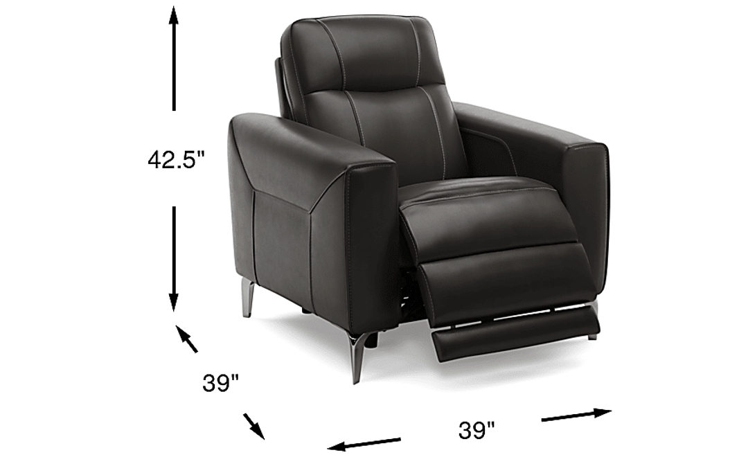 Parkside Heights Leather Dual Power Recliner