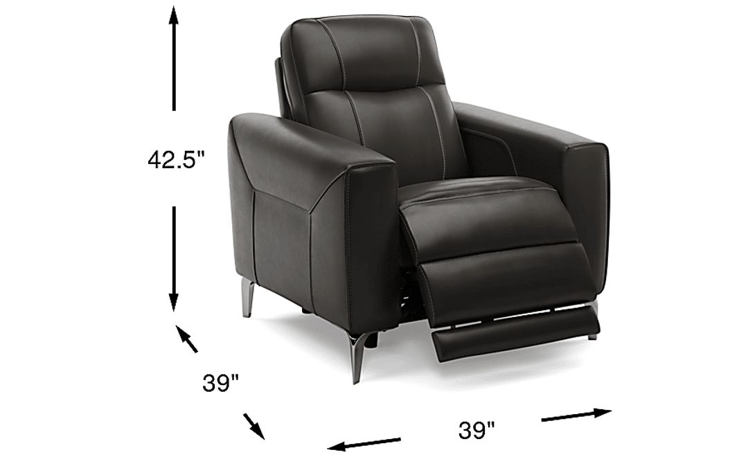 Parkside Heights Leather Dual Power Recliner