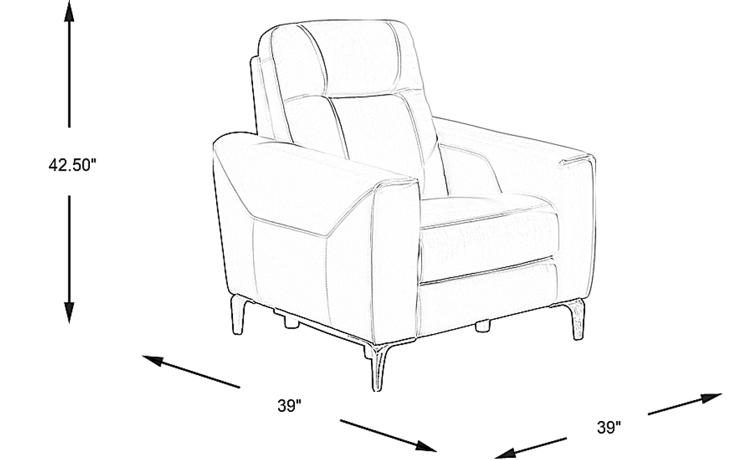 Parkside Heights Leather Dual Power Recliner
