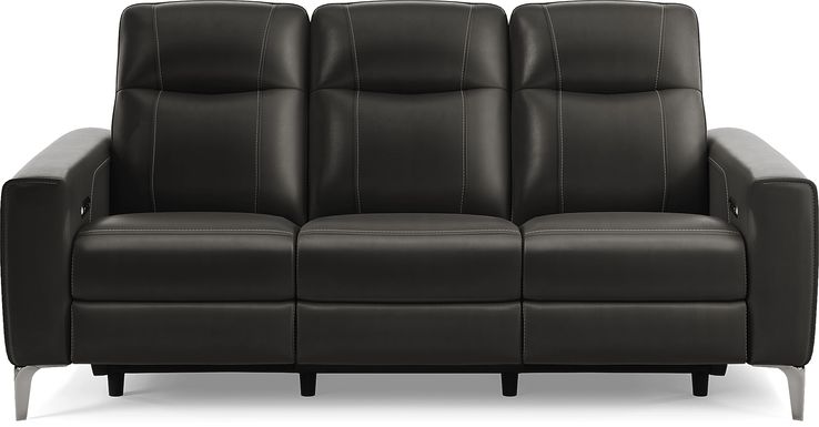 Parkside Heights Leather Dual Power Reclining Sofa
