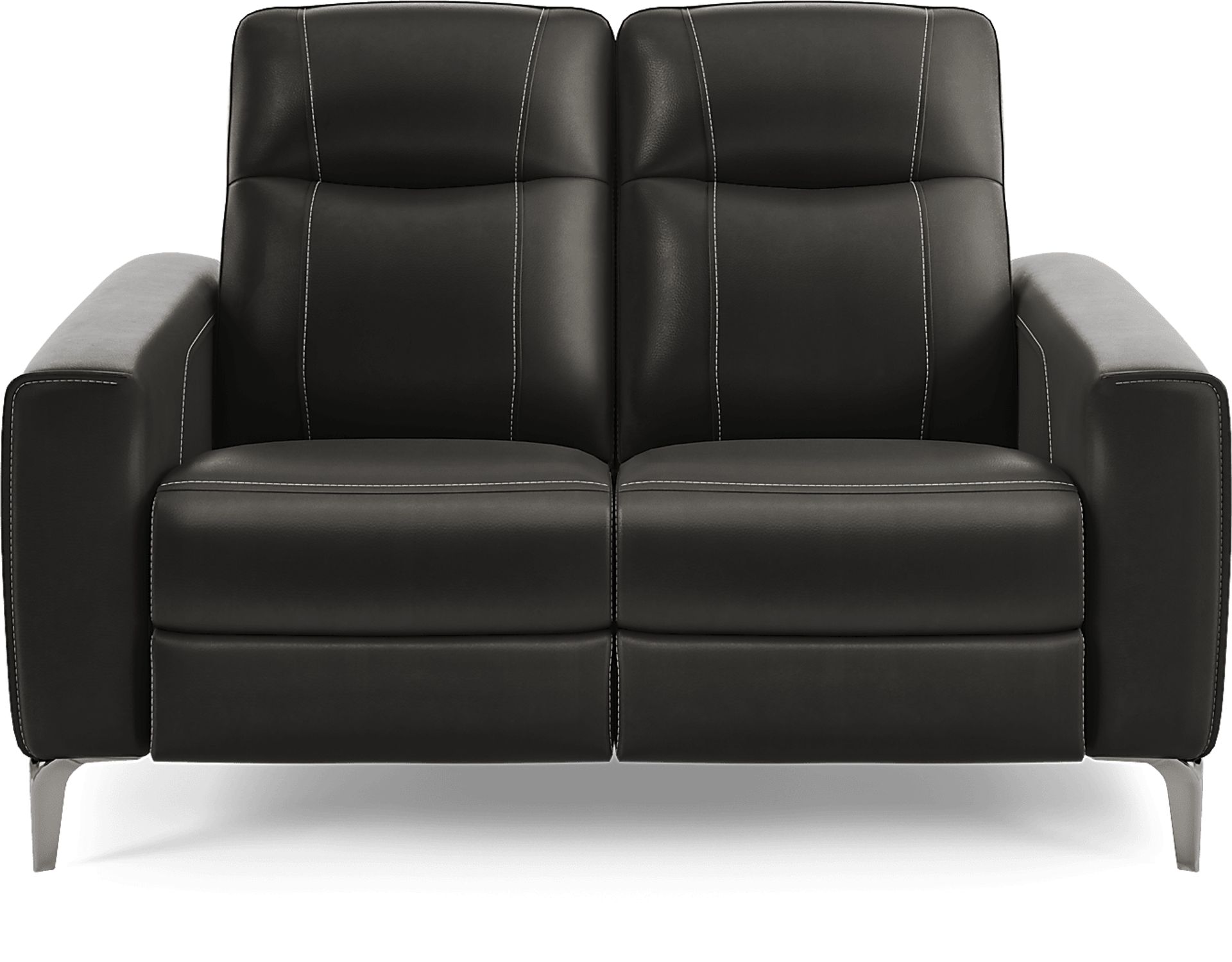 Parkside Heights Black Cherry Leather 7 Pc Living Room w/Dual Power Reclining Sofa - Image 8