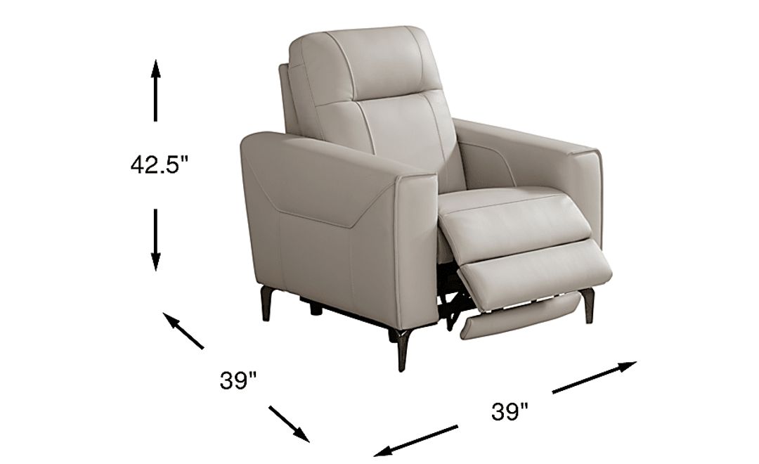 Parkside Heights Leather Dual Power Recliner