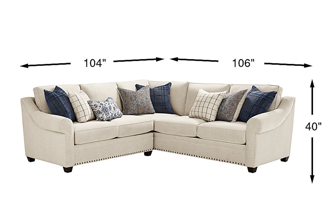 Parkview 2 Pc Sectional W/Laf Loveseat