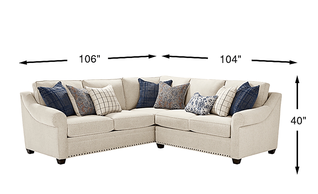 Parkview 2 Pc Sectional W/Raf Loveseat