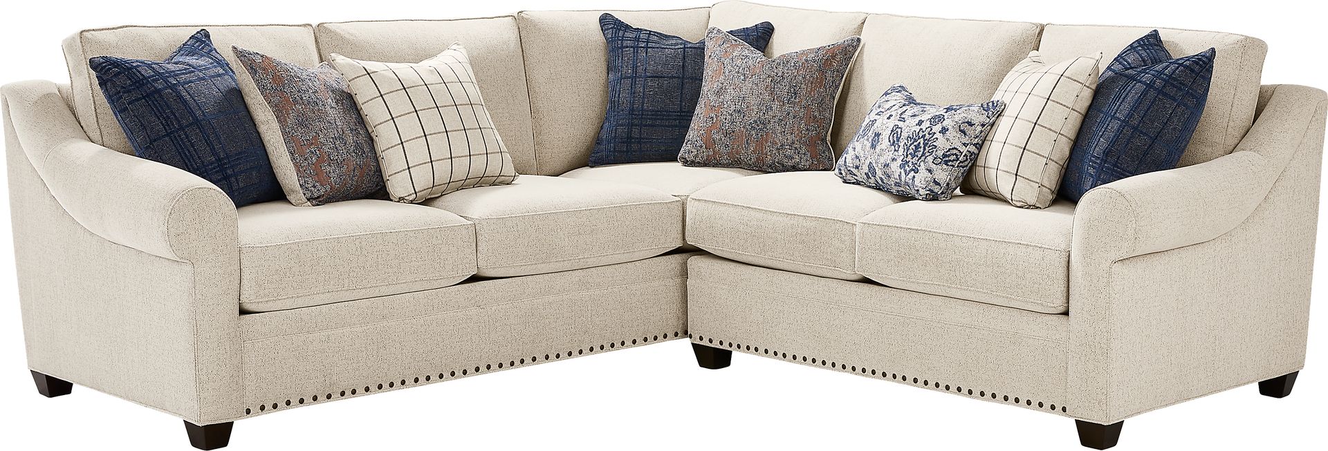 Parkview Beige 2 Pc Sectional - Image 1