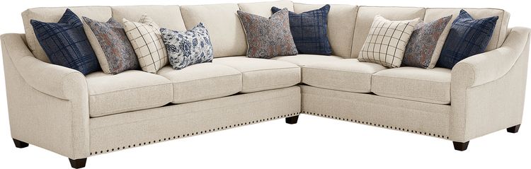 2 pc sleeper sectional w/raf sofa