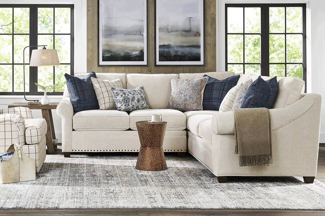 Parkview Beige 5 Pc Sectional Living Room - Thumbnail - Image 1