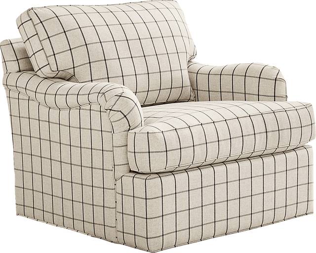 Parkview Beige Swivel Chair - Thumbnail - Image 1