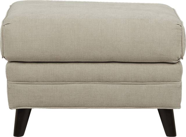 Parkview Taupe Ottoman - Thumbnail - Image 1