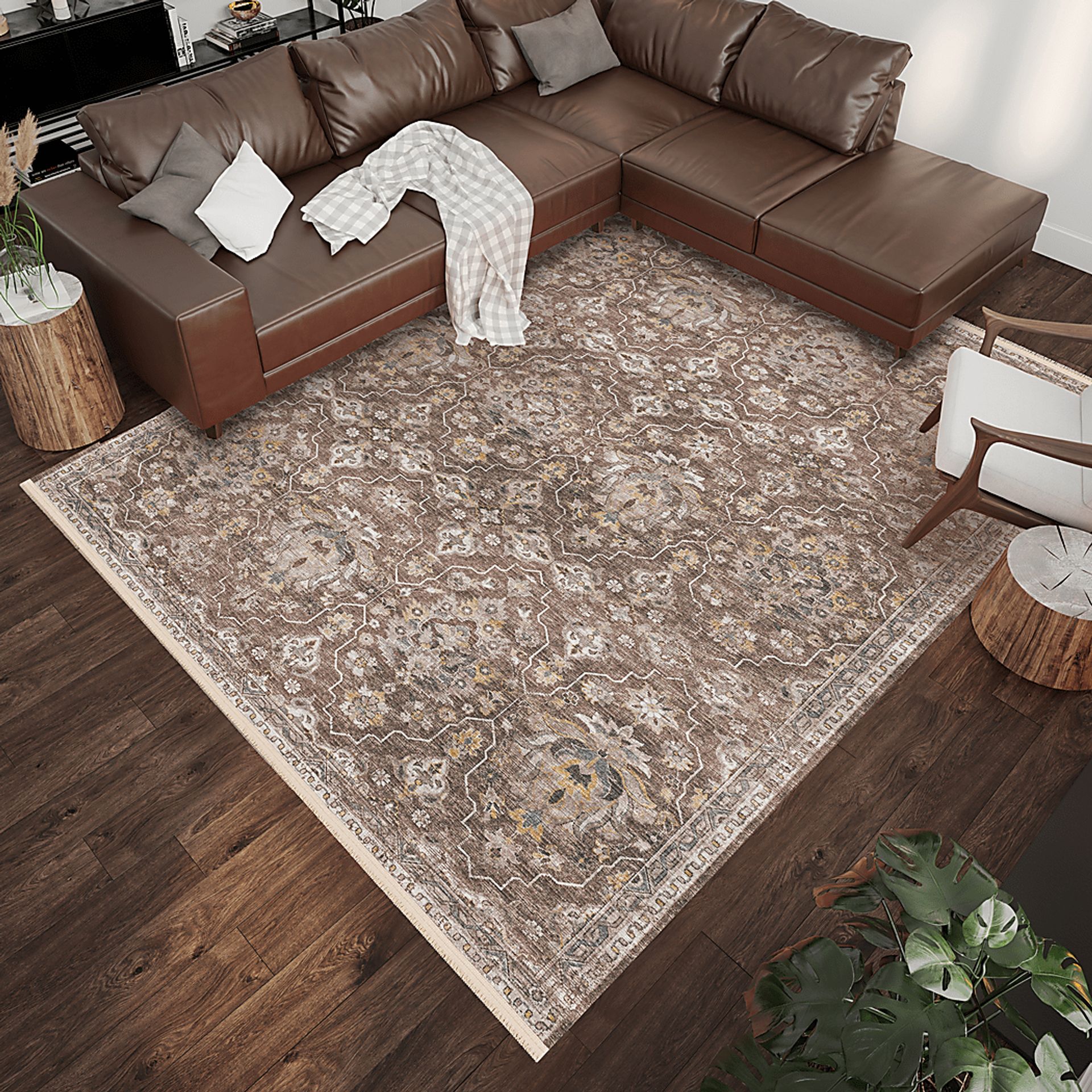 Parkwyn Brown 8' x 10' Rug - Image 2