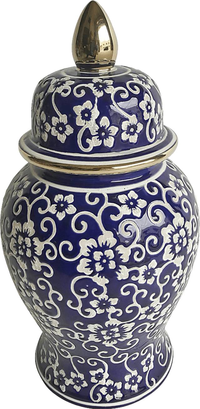 Parlange Blue Temple Jar - Thumbnail - Image 1